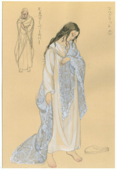 「椿姫」マルグリット衣装デザイン画