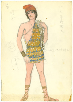「リドとイーニアス」衣装デザイン画