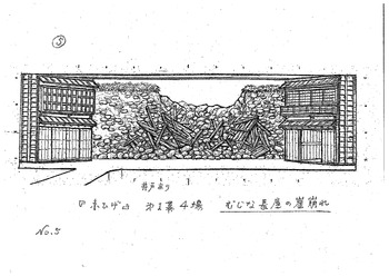 「赤ひげ」1幕4場デザイン画