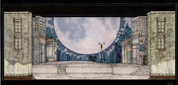 「月の輝く夜に」デザイン画