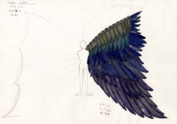 「白鳥の湖」デザイン画