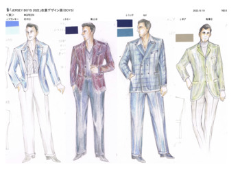「JERSEY BOYS」2022 デザイン画