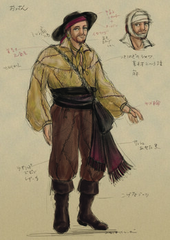 「Pirates of the Frontier」デザイン画