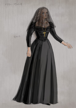 「メアリ・スチュワート」デザイン画