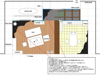 「おやすみ母さん」平面図