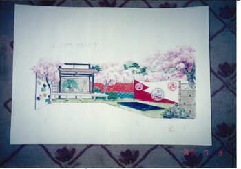 名古屋城菊人形展「徳川将軍260年の形容」デザイン画