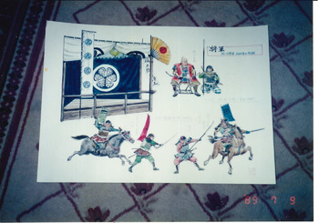 名古屋城菊人形展「徳川将軍260年の形容」デザイン画
