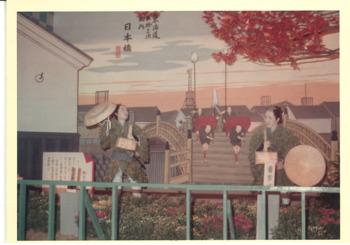 大菊人形「徳川絵巻」飾り写真