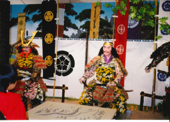 名古屋城菊人形展「信長」
