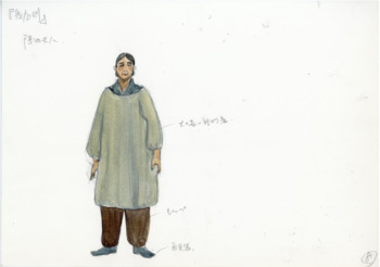 「幾春別 -いく春か別れし」スケッチ