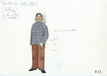 「雁の帰る時 ある残留孤児の記録より」スケッチ