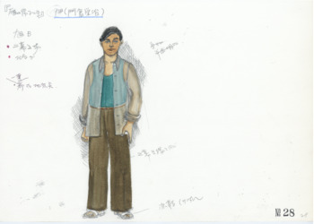 「雁の帰る時 ある残留孤児の記録より」スケッチ
