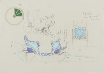 「シンデレラ」馬車 書き抜き