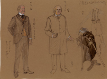 「奇跡の人」ケラー・アナグノス衣装デザイン画